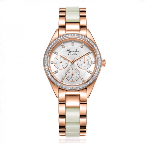 Alexandre Christie AC 2A60 Rosegold White BFBRGSL